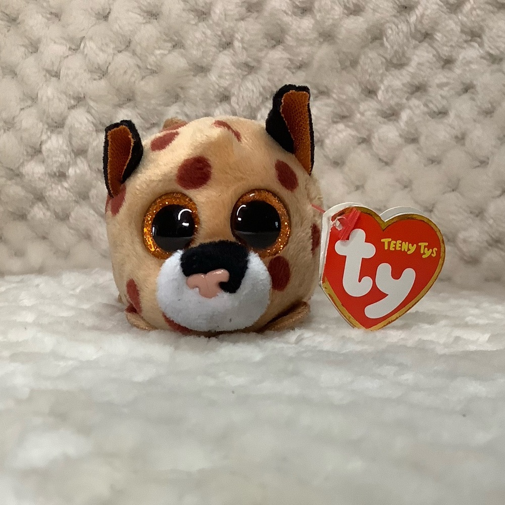Ty Teeny Tys Kenny the Lynx 4in Plush Hang and Tush Tags, 2017